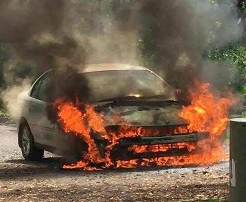 A Buninyong resident paid $3500 for his first car, only to see it go up in flames 24 hours later.