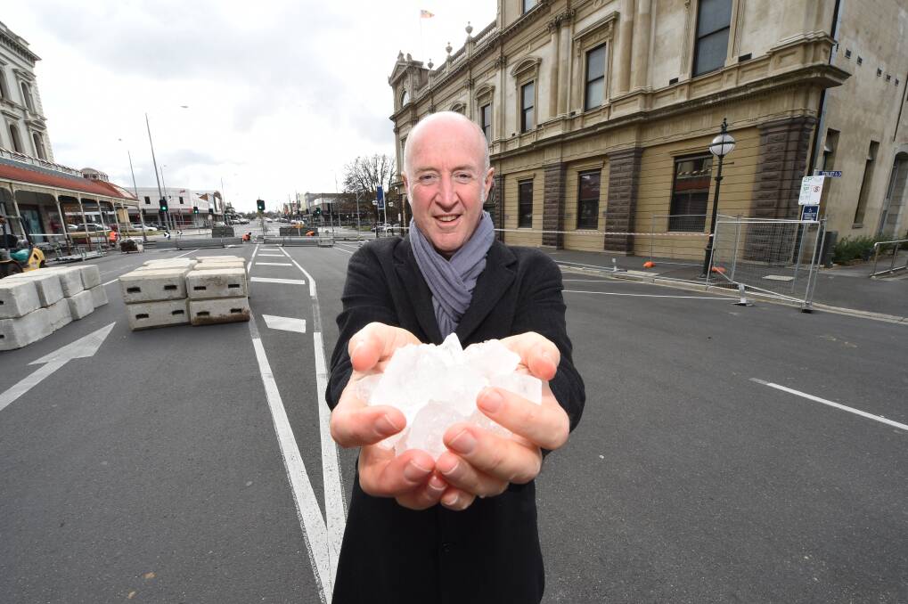 ON THIN ICE: Ballarat City deputy mayor Mark Harris says council expects huge interest from the community when an ice skating rink returns to Armstrong Street South. Picture: Jeremy Bannister