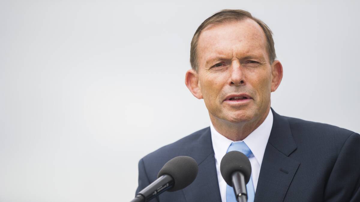 Tony Abbott led the Coalition to election victory in 2013 promising a "direct action" policy on climate change. Picture: Rohan Thomson