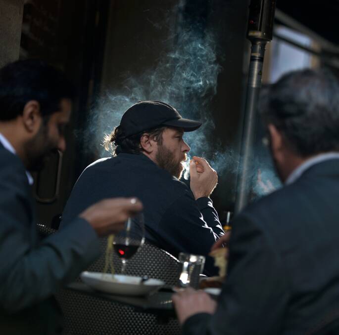 CHANGES: Smoking in outdoor areas at restaurants and cafes looks to be a thing of the past under new Victorian government legislation.  