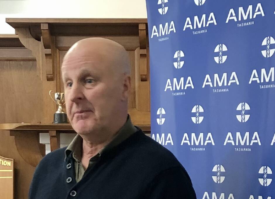AMA Tasmania spokesperson and Royal Hobart Hospital specialist physician Dr Frank Nicklason says the health system already faces severe staffing pressure.