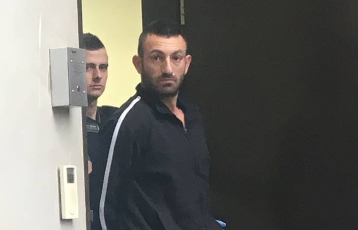 Peter Giordimaina, of no fixed address, is accused of carrying out a number of crimes in western and central Victoria on Tuesday. Picture: Adam Holmes
