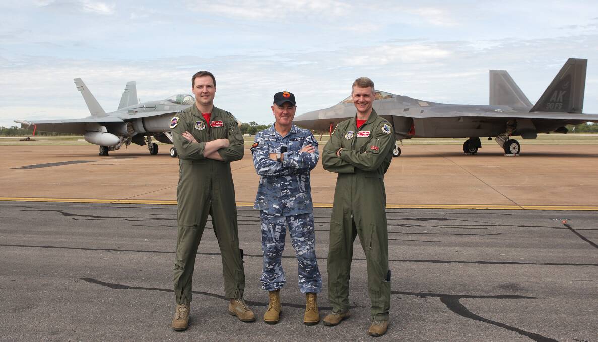 The US military are regular visitors to Tindal RAAF Base.