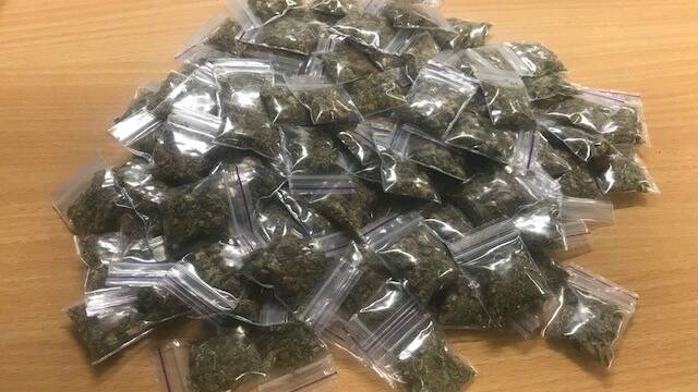 The deal bags of cannabis. Picture: NT Police.