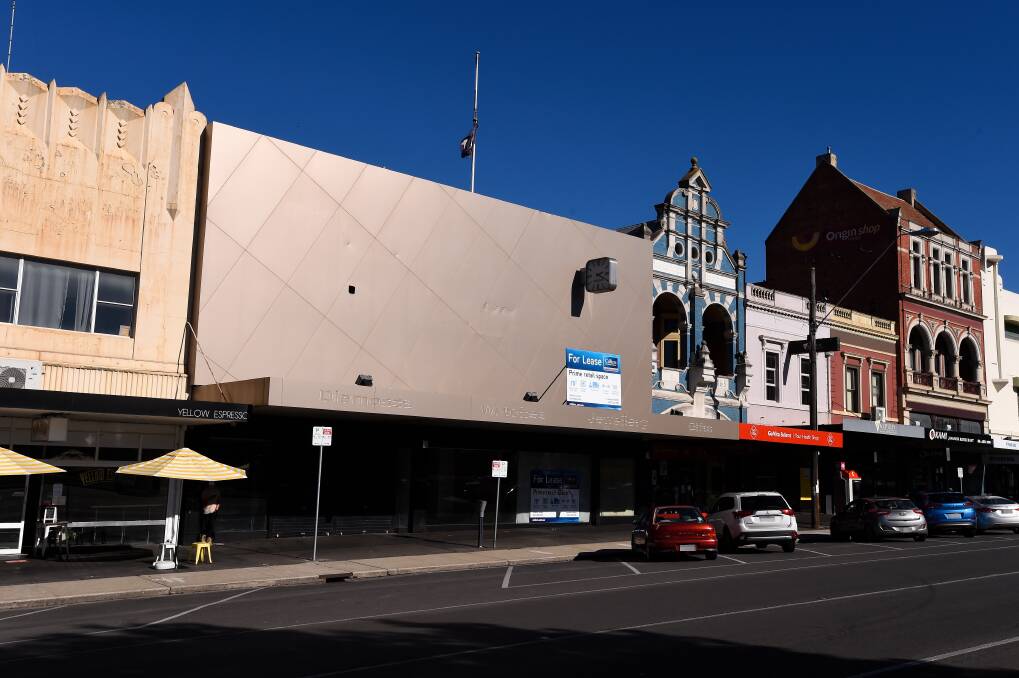 The former Thomas Jewellers store in Sturt Street, which is currently vacant. Picture by Adam Trafford. 