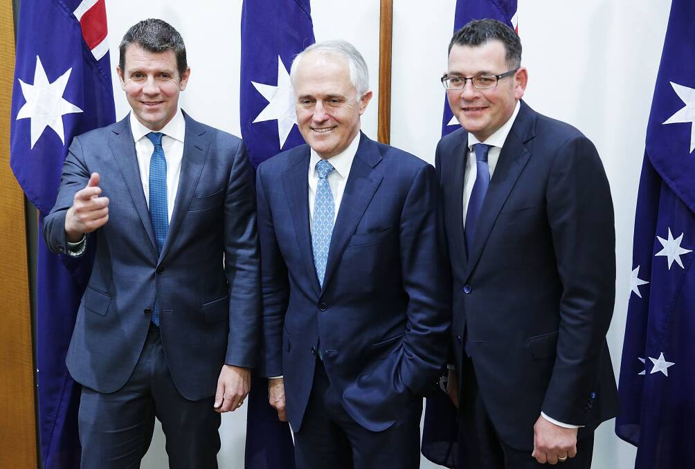 NSW Premier has given qualified support to Daniel Andrews' offer Malcolm Turnbull to resettle 267 asylum seekers who could be sent back to Nauru. PICTURE: Stefan Postles/Getty Images 