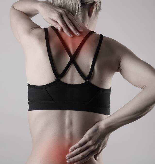 SORE SPOT: Too many Australians tend to put up with pain, particularly back pain, rather than seeking treatment.
