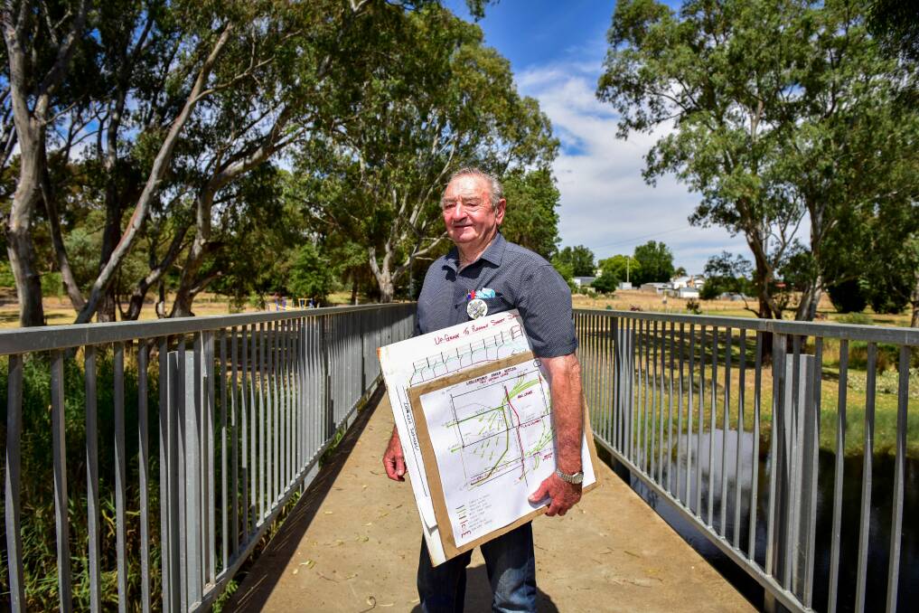 Carisbrook resident Keith McLeish has been advocating about the community's flood preparedness since the '90s. Picture: BRENDAN McCARTHY