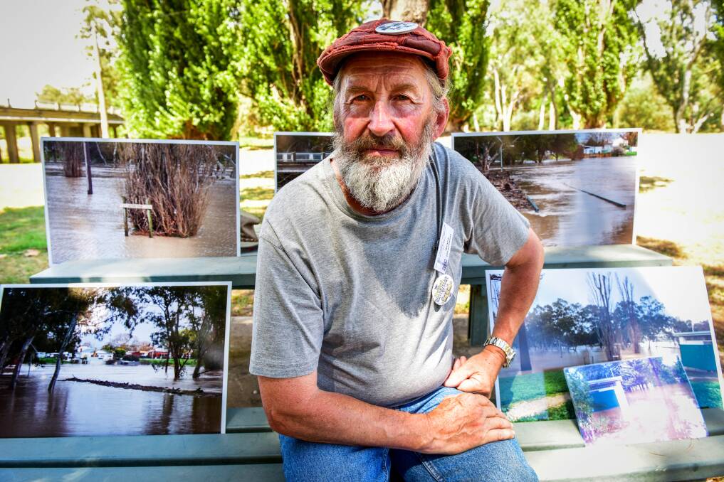 Wayne McKail urged Carisbrook residents to focus on the work ahead to prevent further major flooding. Picture: BRENDAN McCARTHY