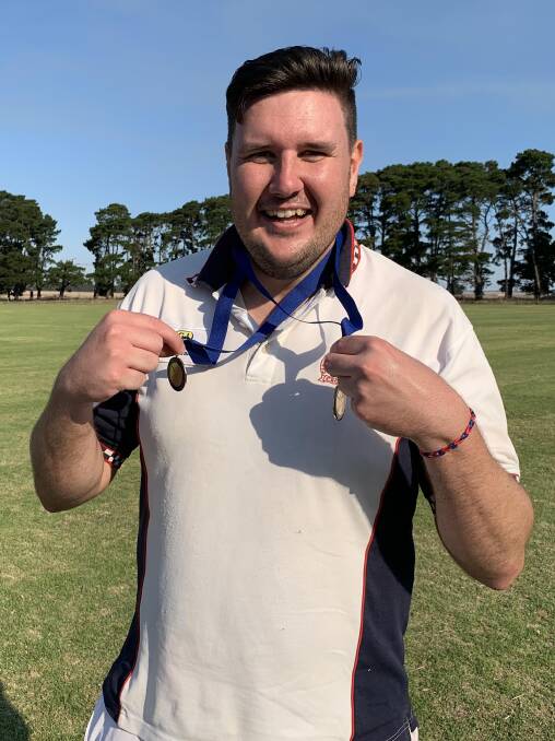 Justin O'Brien of Carngham picked up the best on ground with 5 wickets and 55 runs. Picture: Supplied