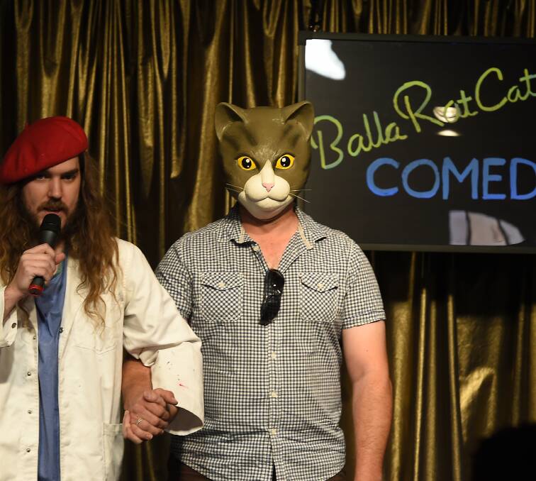 Crazy cats: Things can get a bit kooky at the monthly Ballaratcat Comedy sessions at The George Hotel. The club is about to kick off its 2016 season.