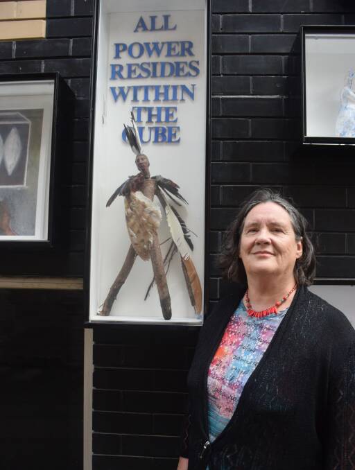 Symbolism: Frances Greenwood has dedicated the work in Benedicto to clergy sex abuse survivors who have fought for justice. Picture: Amber Wilson