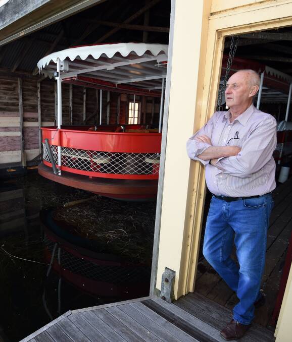 Paddle steamer stuck in high waters | The Courier | Ballarat, VIC