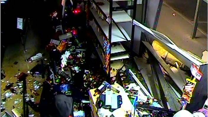 Mt Clear ram raid images released