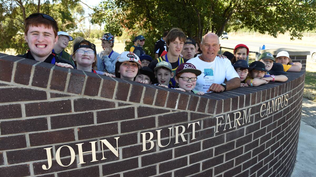 NEW NAME: The Ballarat Specialist School Farm Campus has been renamed after former principal John Burt. Picture: Lachlan Bence