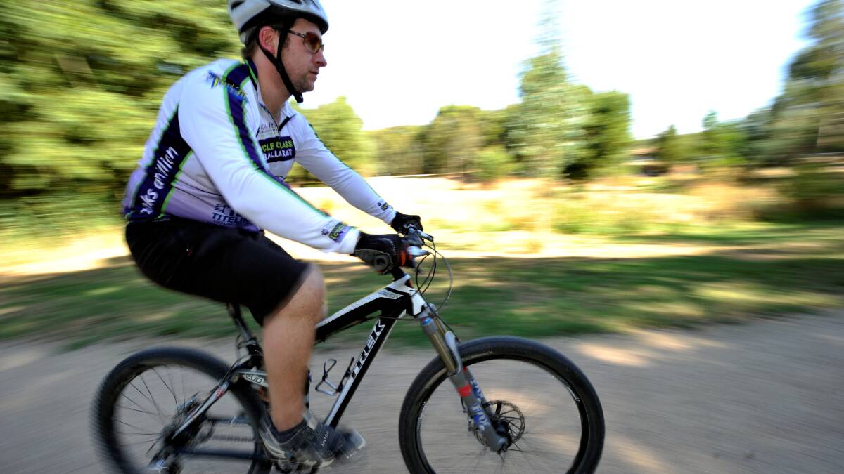 RIDING ALONG: The Ballarat Cycling Action Plan is aimed at making cycling a major transport mode.  