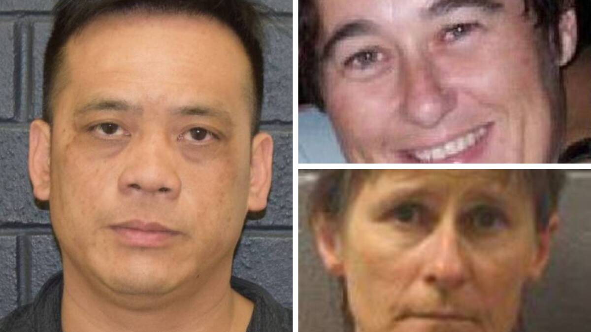 A pastoralist found Phu Tran (left) after he had been missing in the outback south of Alice Springs for 14 days; Claire Hockridge (right) is still missing; Tamra McBeath-Riley (bottom) was found on Sunday.