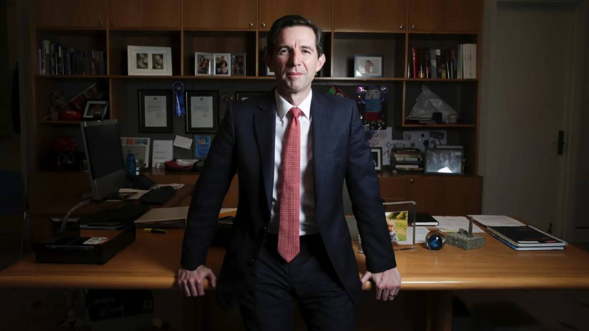 Trade Minister Simon Birmingham says now "was the window of opportunity" to get the deal done. Photo: Alex Ellinghausen