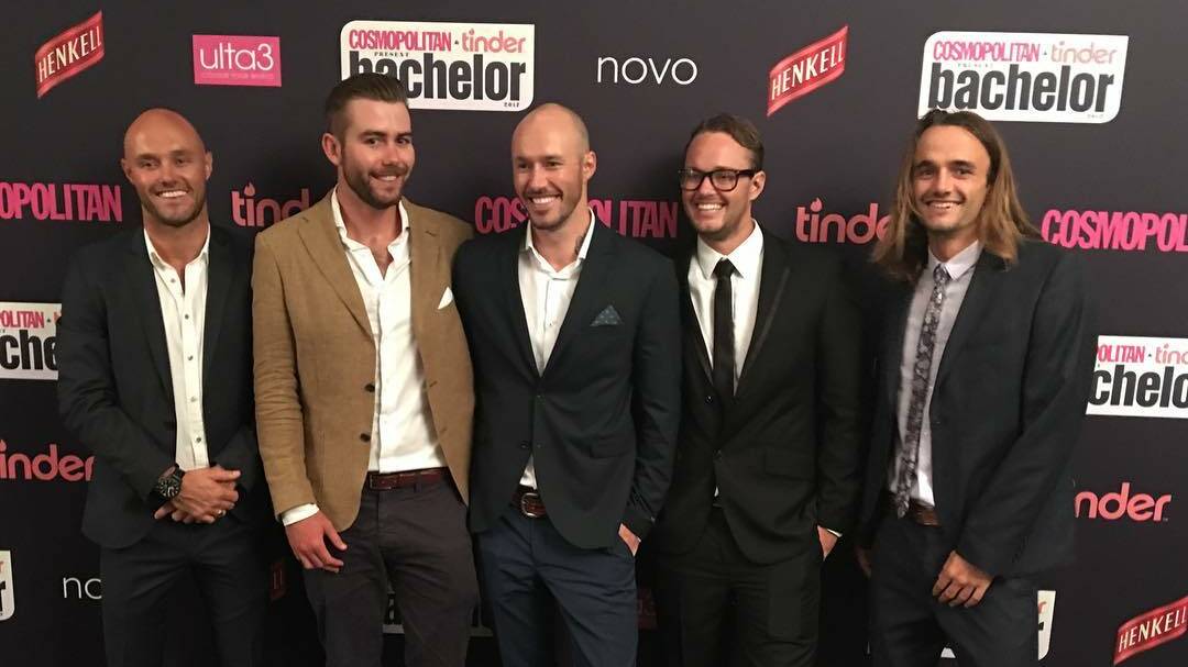 Pic by @aussiedogguy (centre): Winner winner, chicken dinner. Officially 2017 @cosmoaustralia + @tinder Bachelor of the year 😅 I don't think winning has sunk in just yet but I had a fantastic night and am super grateful for all the amazing support. Stayed tuned to see what's next