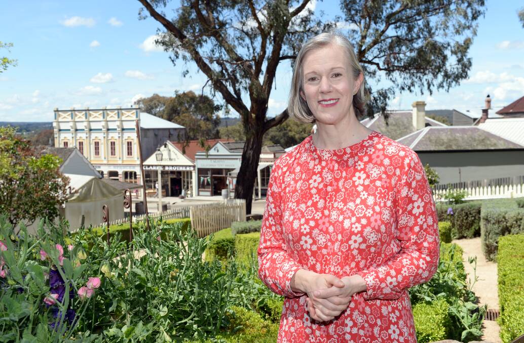 Sovereign Hill Museums Association chief executive officer Sara Quon is excited about the outdoor museum's next phase of development. Picture by Kate Healy