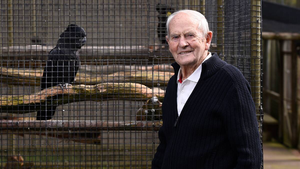 ACTIVE: Paul Sperber, 94, founded Ballarat Bird World. Picture: Adam Trafford