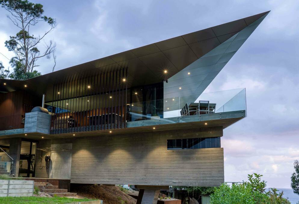 BCM Homes' award-winning residential house, Horizon House, at Wye River. Picture supplied