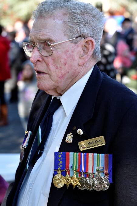 Remembered: The Sebastopol RSL has paid tribute to Michael Kent, who served RSL Victoria for 70 years. Picture: Jeremy Bannister