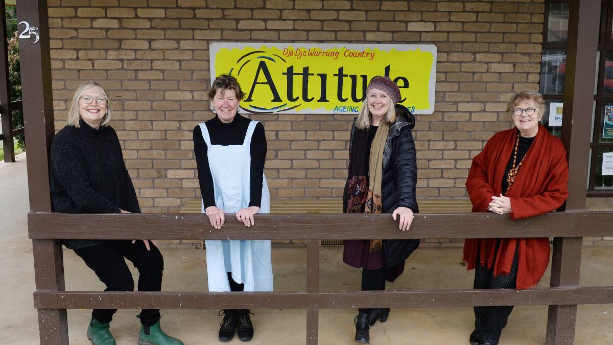 NEW APPROACH: Gill Jedwab, Lois Nichols, Dr Victoria Reeve and Dr Tess Brady are part of a community-led group, Attitude: Ageing Well in Clunes. Picture: Kate Hellyer