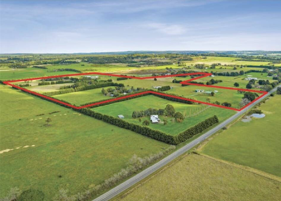 The properties are situated near land identified as a future western growth area for Ballarat.