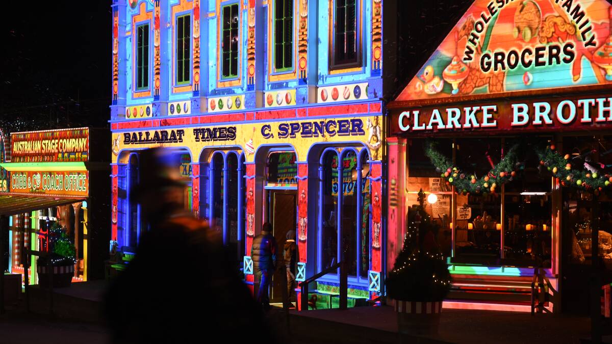 PRETTY: Last year's Winter Wonderlights show. Picture: Kate Healy