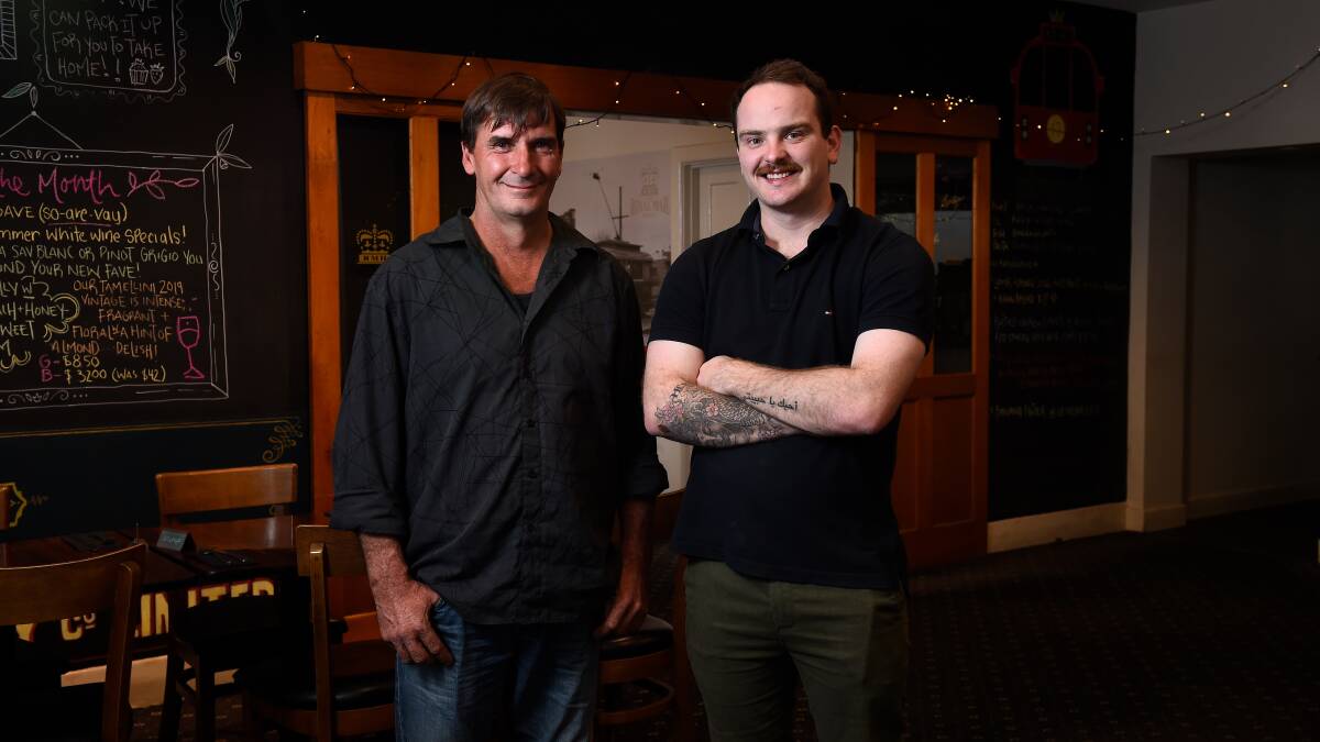 Sebastopol's Scott Carter and Harri Blomeley will part-own the Royal Mail Hotel in Sebastopol. The new owners both have a connection to the Albert Street pub. Pictures by Adam Trafford