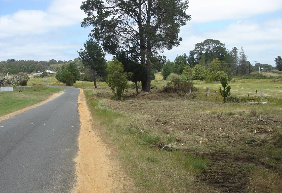 AFTER: Vermont Road in Smythesdale after Golden Plains Shire Council workers removed the invasive weed. Picture: supplied