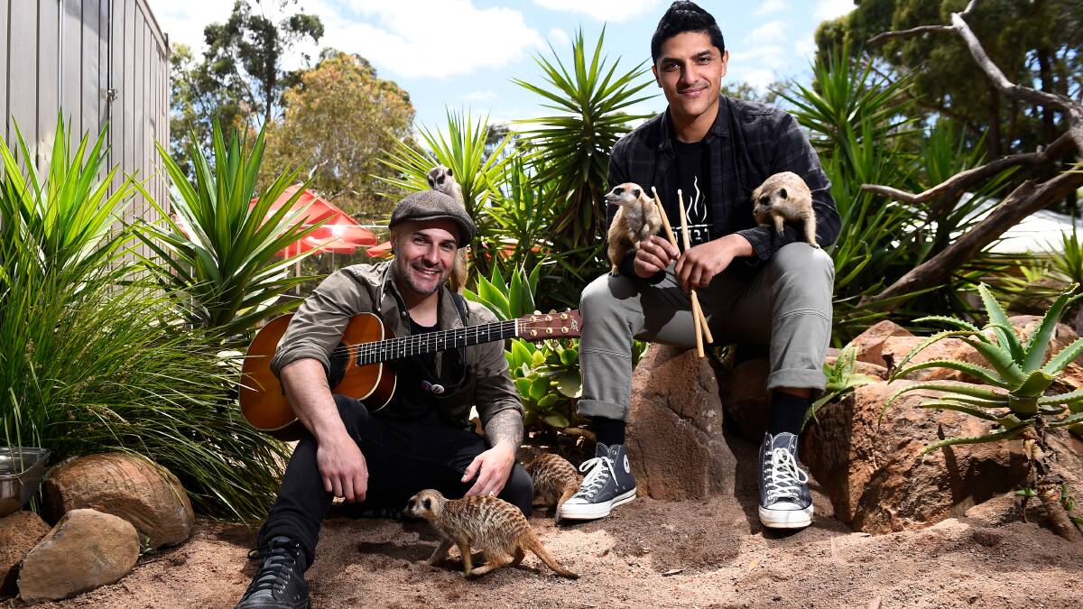 Ballarat musicians Jesse Zahra and Kimi Fara will be performing at Ballarat Wildlife Park's first twilight session. Picture by Adam Trafford 