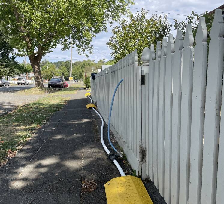 A temporary water supply was installed in Gladstone Street, Mount Pleasant.