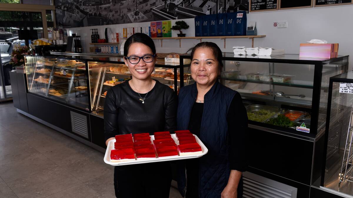 Banh Mi Kings' Linh Bowey and Minh Tran at the new family-owned business on Sturt Street. Picture by Adam Trafford