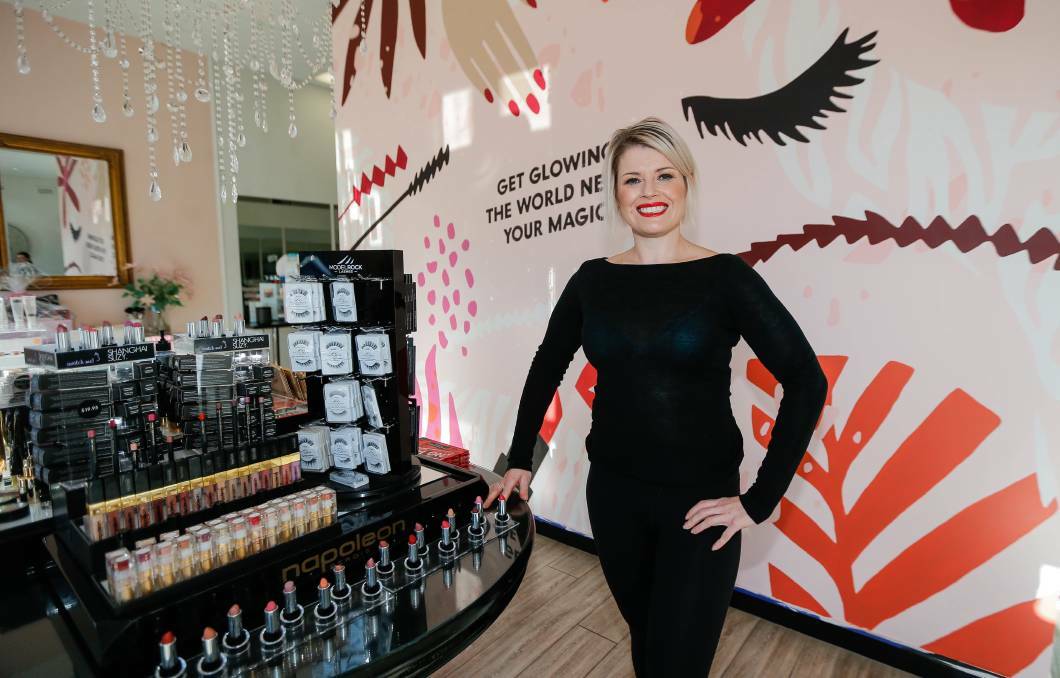 Miss Kit owner Jodi Leahy is relieved beauty can reopen, and says they couldn't survive an extended lockdown with no JobKeeper. Picture: Anthony Brady