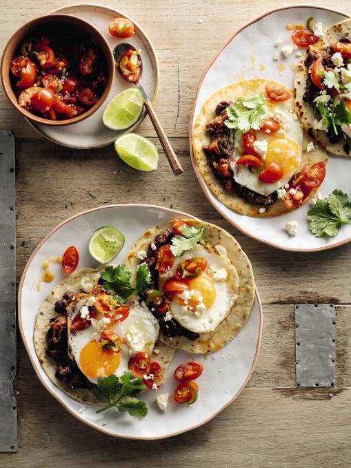 Huevos rancheros - a Mexican breakfast. Picture by Alan Benson