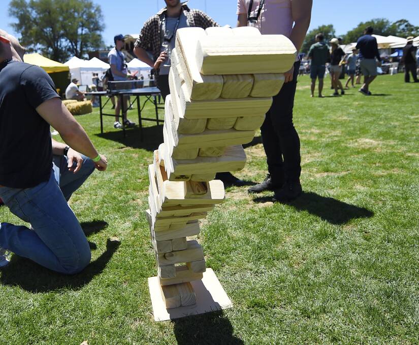 Have you seen this giant Jenga?