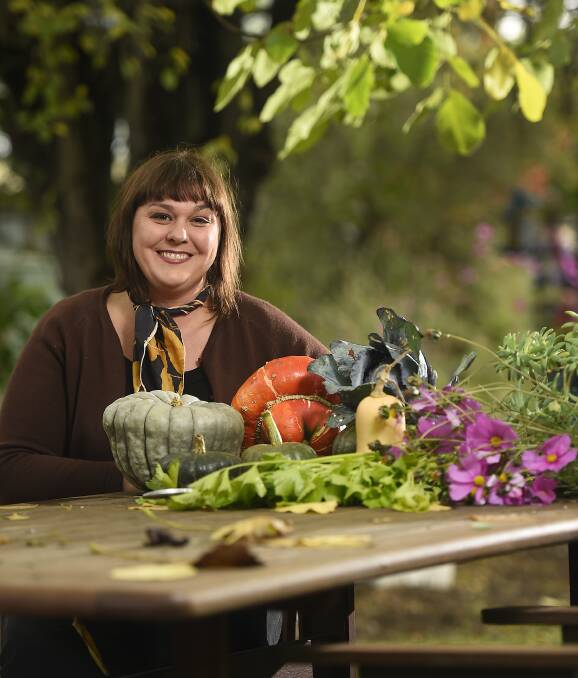 IDEA BLOSSOMS: Food is Free Ballarat founder Lou Ridsdale will move her grassroots intiative from its laneway home to the Western Oval next month. 