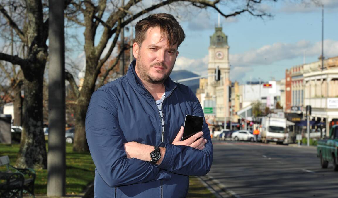 ONLINE OPPORTUNITY: Futurist Chris Riddell says retailers must tap into opportunities by harnessing the fast internet available. Picture: Lachlan Bence 