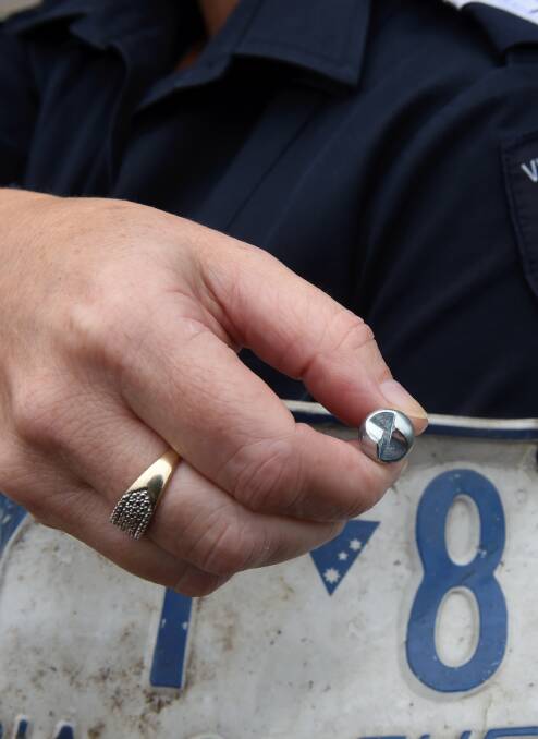 Police are urging motorists to fit their number plates with safety screws. 