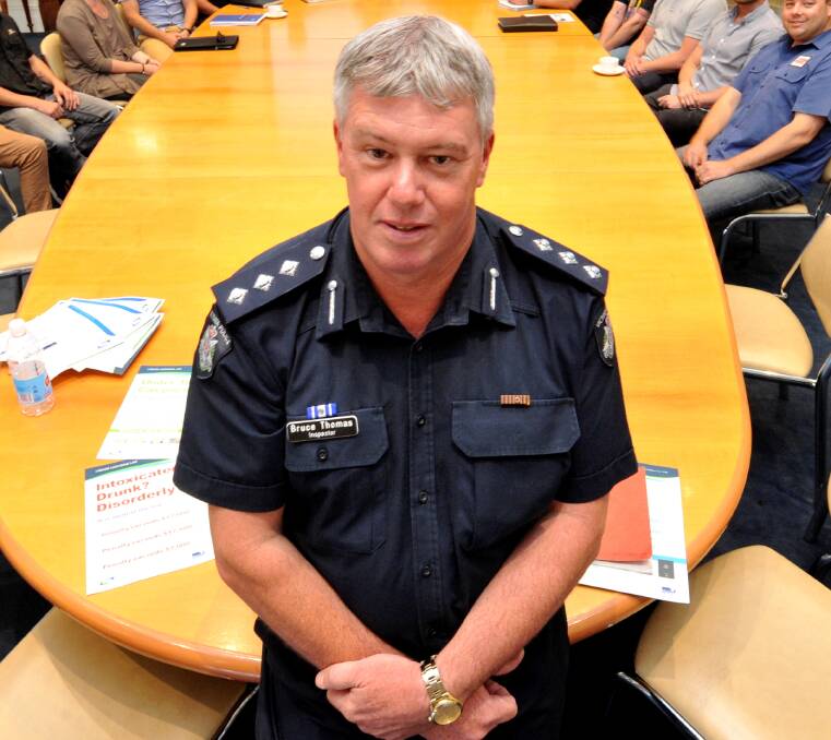 Proactive policing is the key to driving down crime, says Inspector Bruce Thomas. 