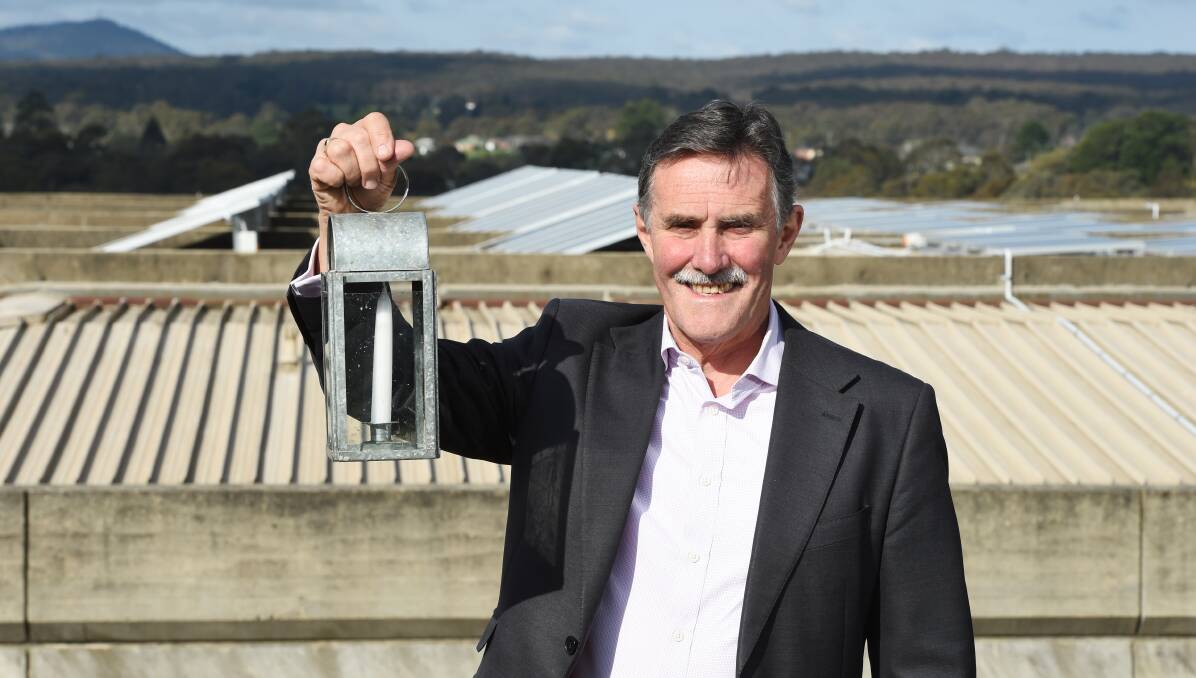 ENERGY LEADERS: Sovereign Hill and the Gold Museum's Jeremy Johnson shines the light on energy sustainability. Picture: Kate Healy 