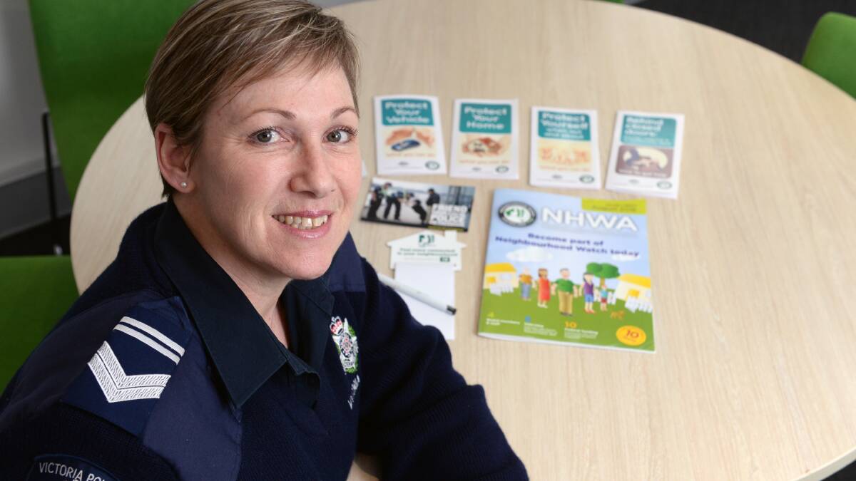 SHARED APPROACH: Leading Senior Constable Janine Walker has co-organised the first Victorian safer community forum. 