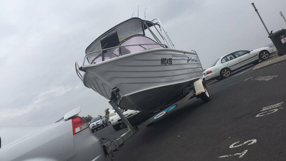 MISSING VESSEL: Ballarat police are calling on public assistance to help locate this stolen boat, which was last seen in a Warrenheip paddock on Saturday afternoon.