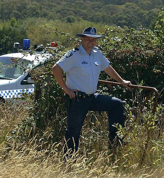 Roger Parker at Smythesdale during his time with Victoria Police.