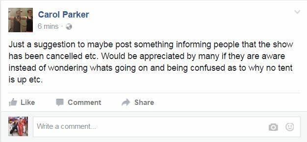 A Ballarat resident voices their concern on Facebook this afternoon.