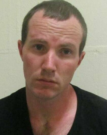 MUGSHOT: Ballarat man Anthony Slater is accused of ramming a police car.