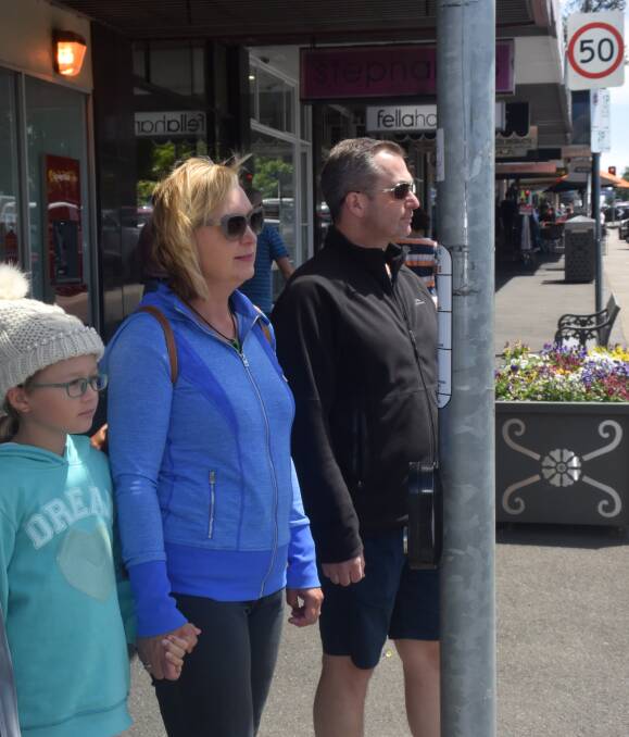 LOOK BOTH WAYS: The Ladley family cross busy Sturt Street, but changes to traffic crossing times, in addition to speed limits, will make things easier and safer for the family of four. Changes will be made from November 10 onward. 
