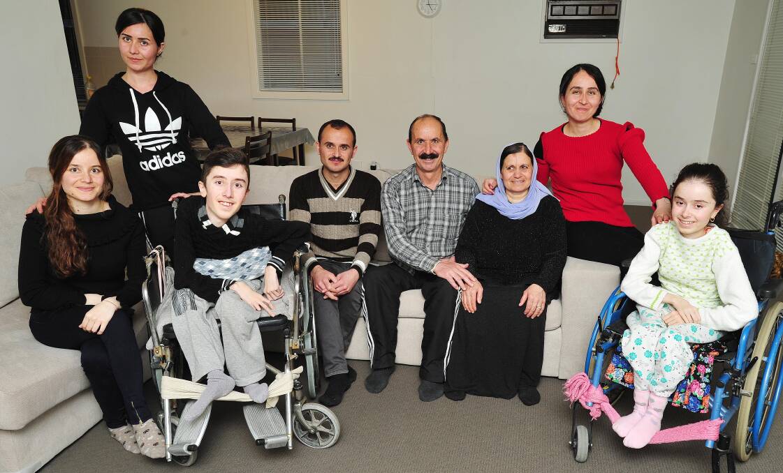 New hope: The Mato family say they now feel safe in their Wagga home, after fleeing a harrowing ISIS attack in the Iraqi village. Kieren L Tilly. 